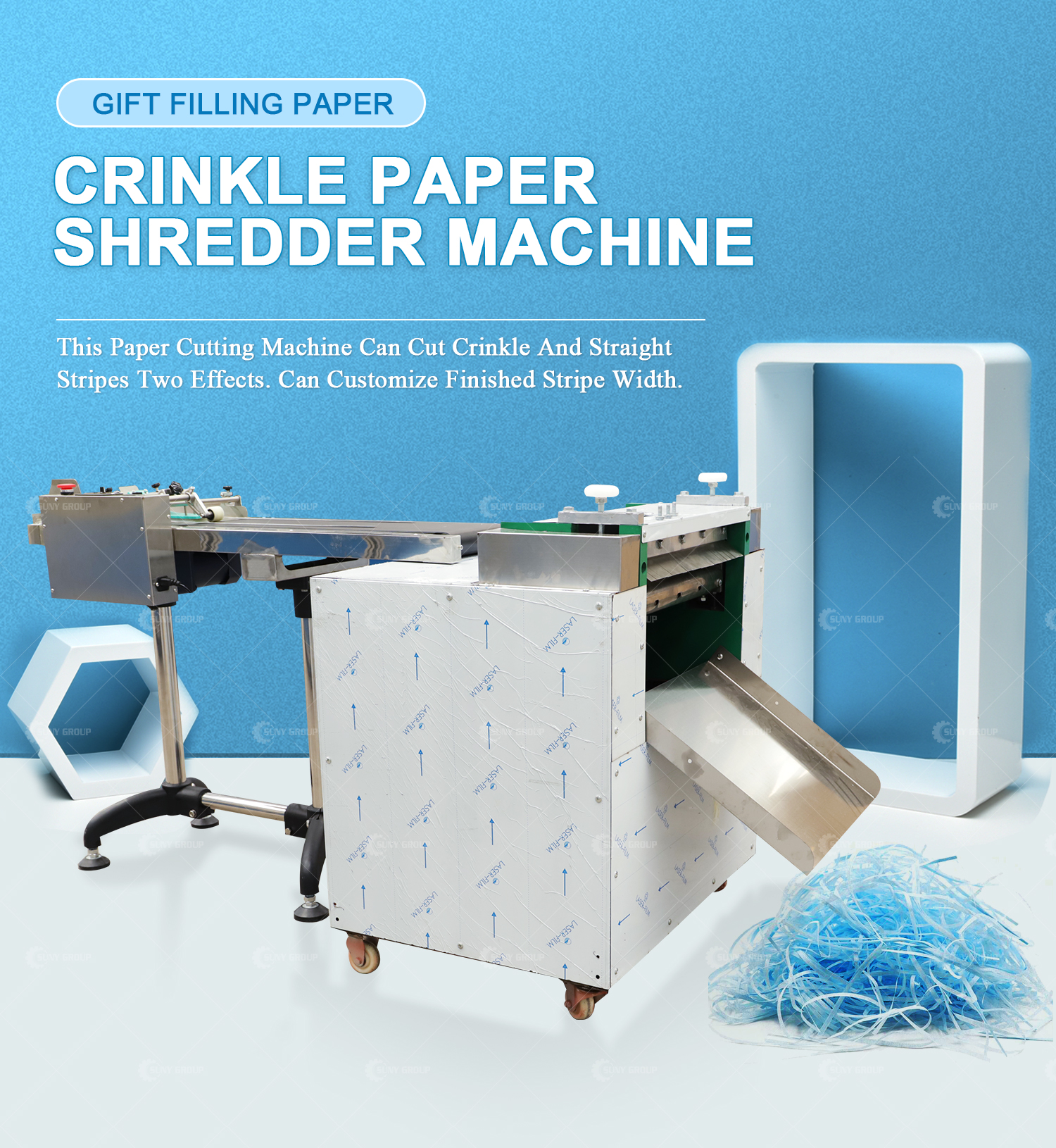 What is the function of Crinkle Paper Cutting Machine?