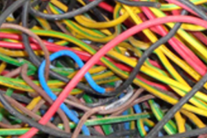 Waste wire Before shredding