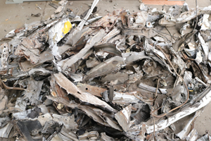 Scrap Car Shell After shredding