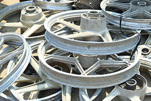 Scrap steel ring Before shredding