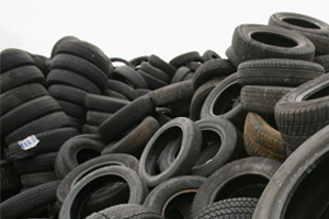 Scrap Tire Before shredding