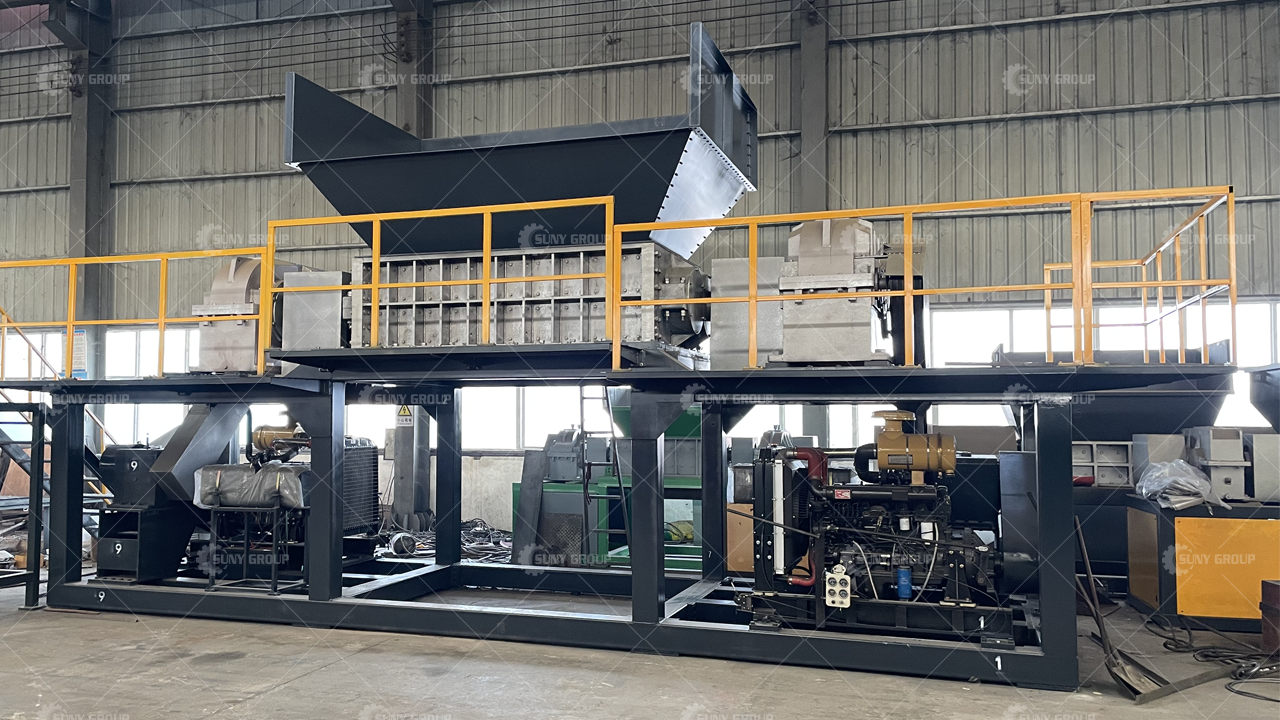 Heavy Duty Dual Shaft Shredder
