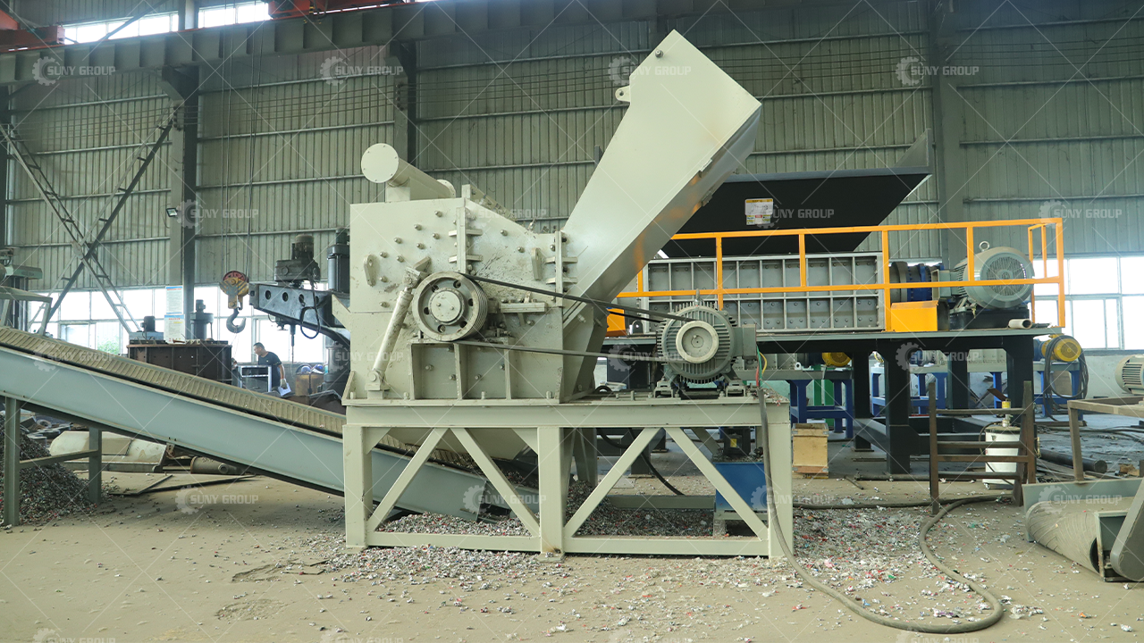 horizontal hammer crusher