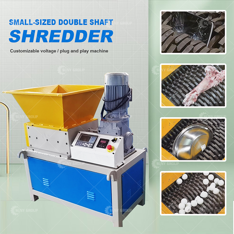 Can a mini industrial shredder shred hard drives?
