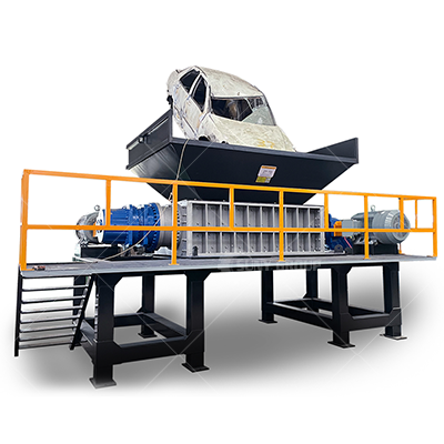 What is a double shaft shredder?