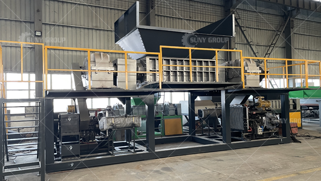 Double Shaft Shredder In Chile