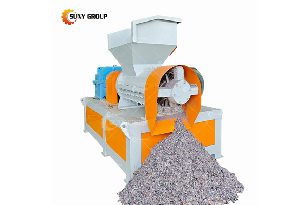 Spiral Shredder for Soft Materials