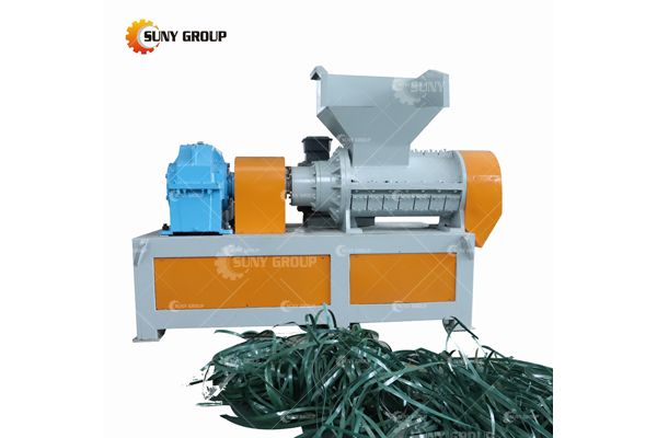 Spiral Shredder for Soft Materials