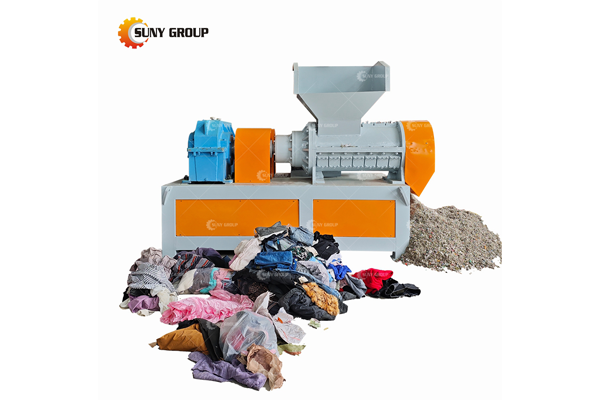 Spiral Shredder for Soft Materials