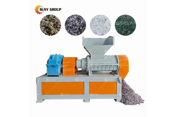 Spiral Shredder for Soft Materials