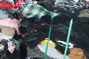 old clothes Before shredding