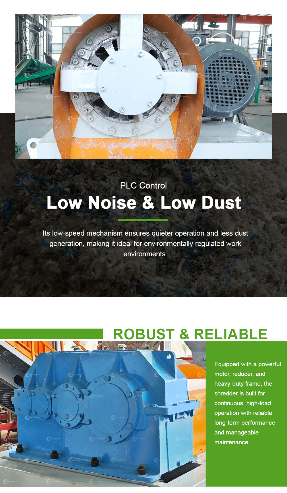 Spiral Crusher Features