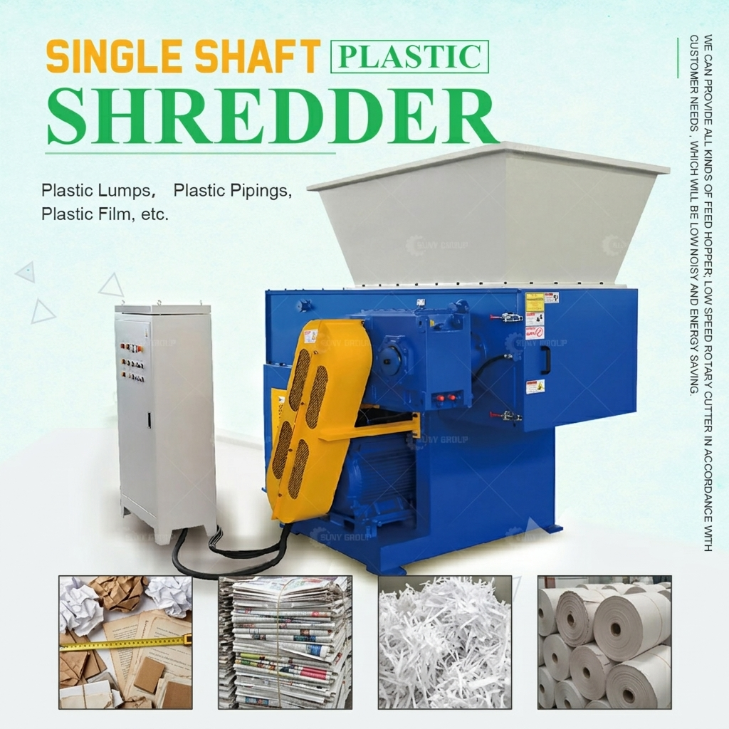 Can a Single-Shaft Shredder Handle Paper Products?